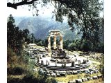 The temple of Athena near Delphi